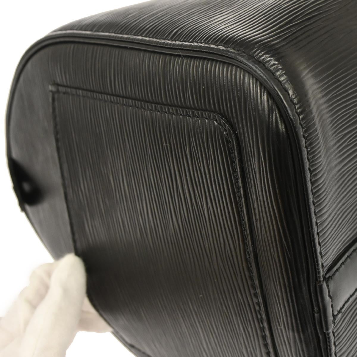 Louis Vuitton Speedy Handbag Epi Leather, BLACK, LEATHER, Handbag