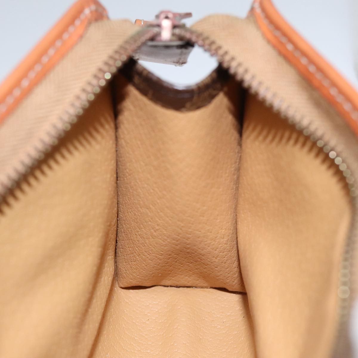 Celine Macadam Pochette Clutch, BROWN, PVC, Clutche & pouche