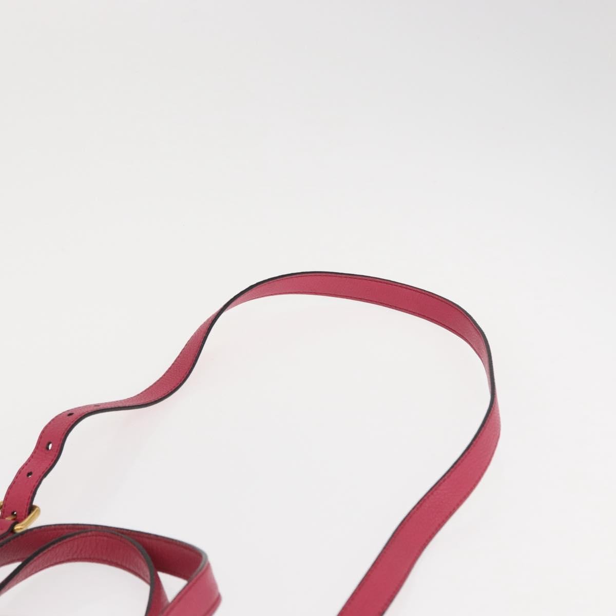 Miu Miu Phenix Convertible Tote Leather, PINK, LEATHER, Tote bag