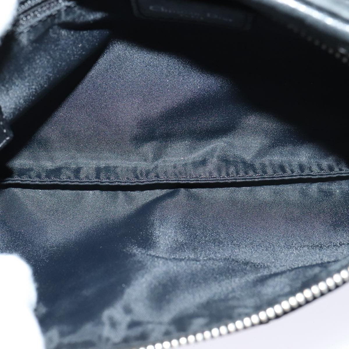 Christian Dior Vintage Trotter Shoulder Bag Canvas, BLACK, CANVAS, Shoulder bag