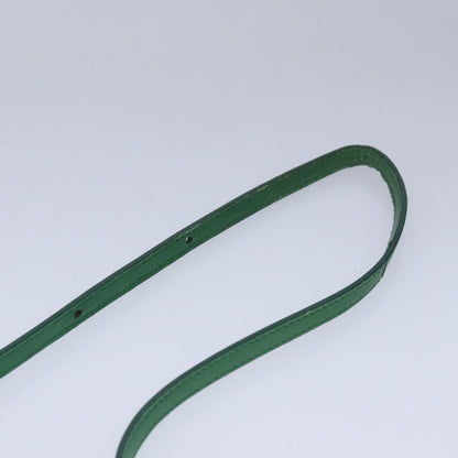 Celine Trio Crossbody Bag Leather, GREEN, LEATHER, Crossbody bag