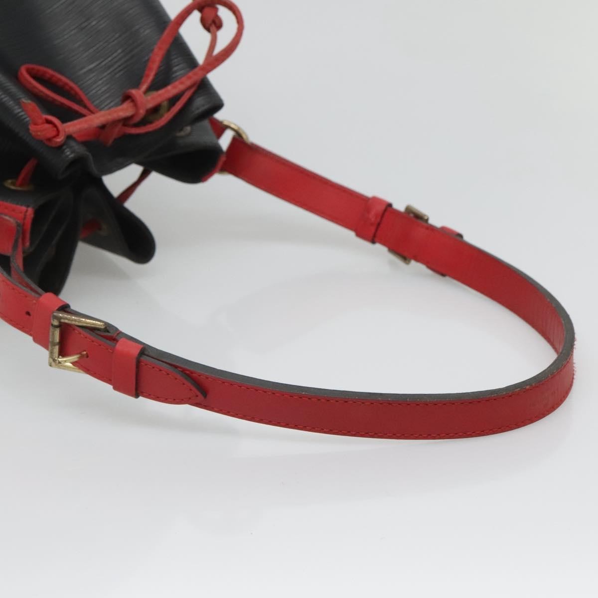 Louis Vuitton Bicolor Noe Handbag Epi Leather, BLACK, LEATHER, Handbag