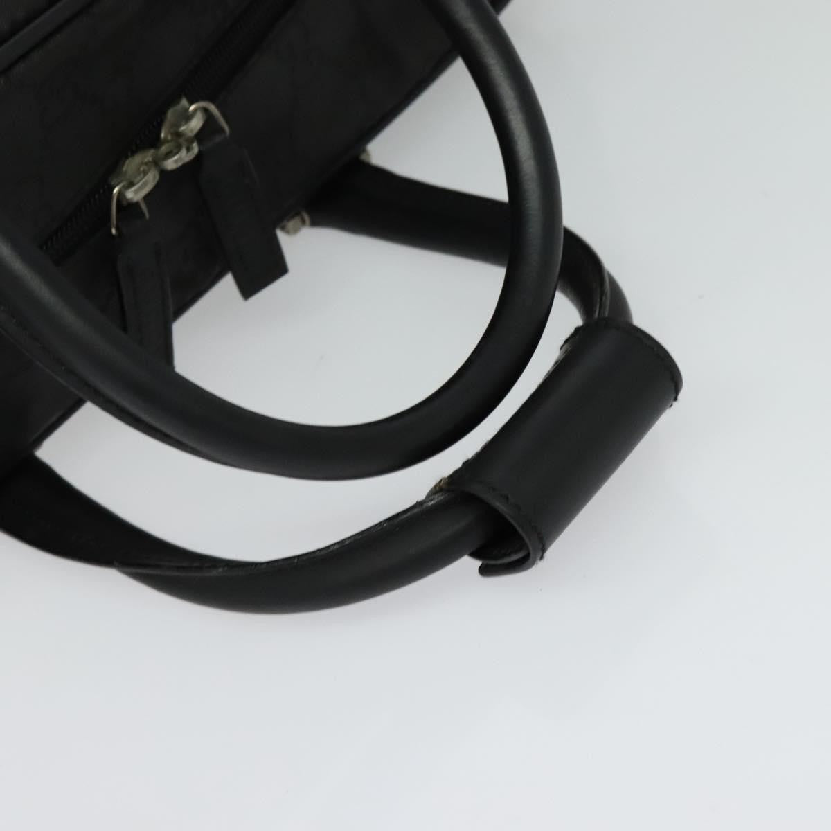 Gucci Vintage Boston Bag GG Canvas, BLACK, CANVAS, Travel bag