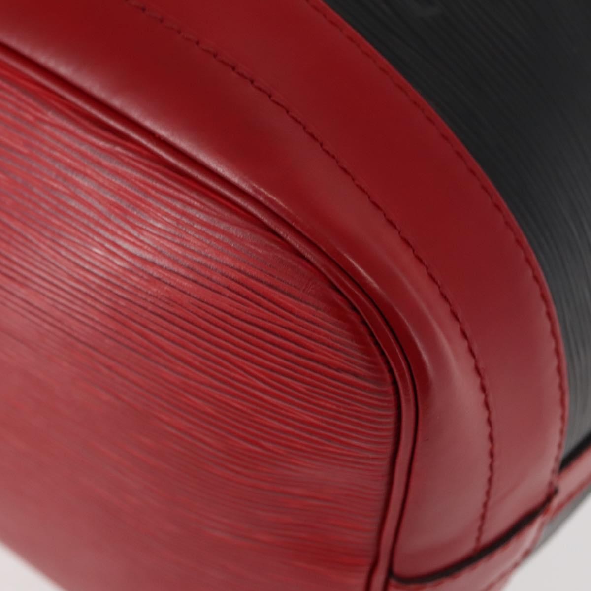 Louis Vuitton Bicolor Noe Handbag Epi Leather, BLACK, LEATHER, Handbag