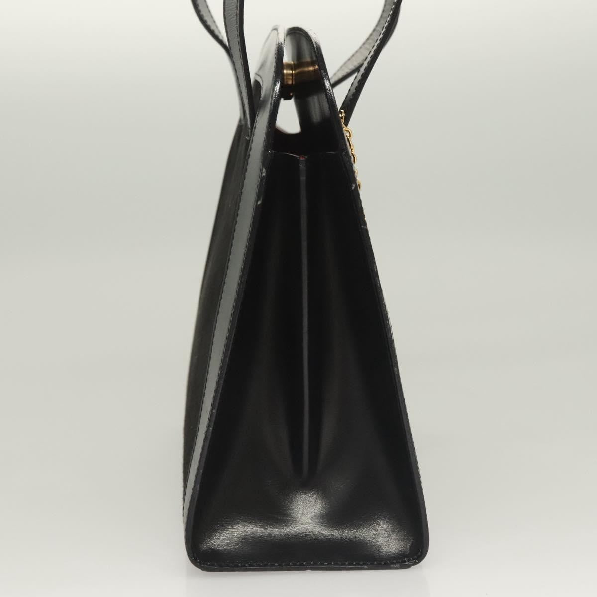 Celine Shoulder Bag Suede and leather, BLACK, SUEDE, Shoulder bag