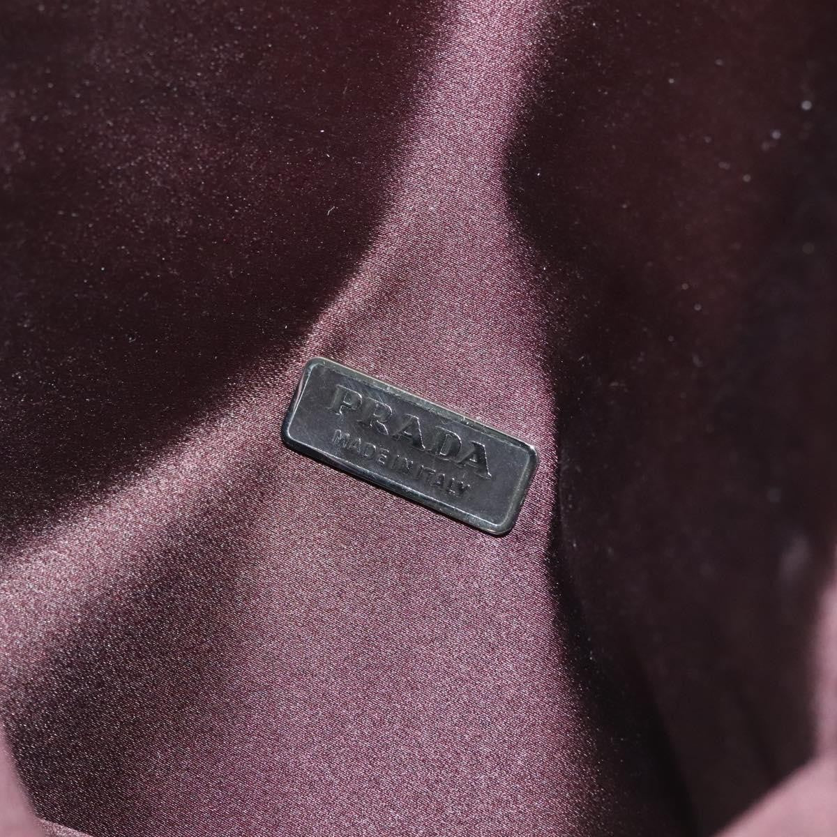 Prada Vintage Pouch Satin, BEIGE, SATIN, Clutche & pouche