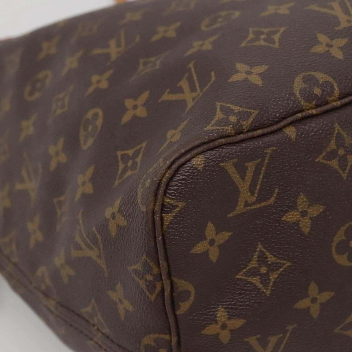 Louis Vuitton Neverfull Tote Monogram Canvas, BROWN, CANVAS, Tote bag
