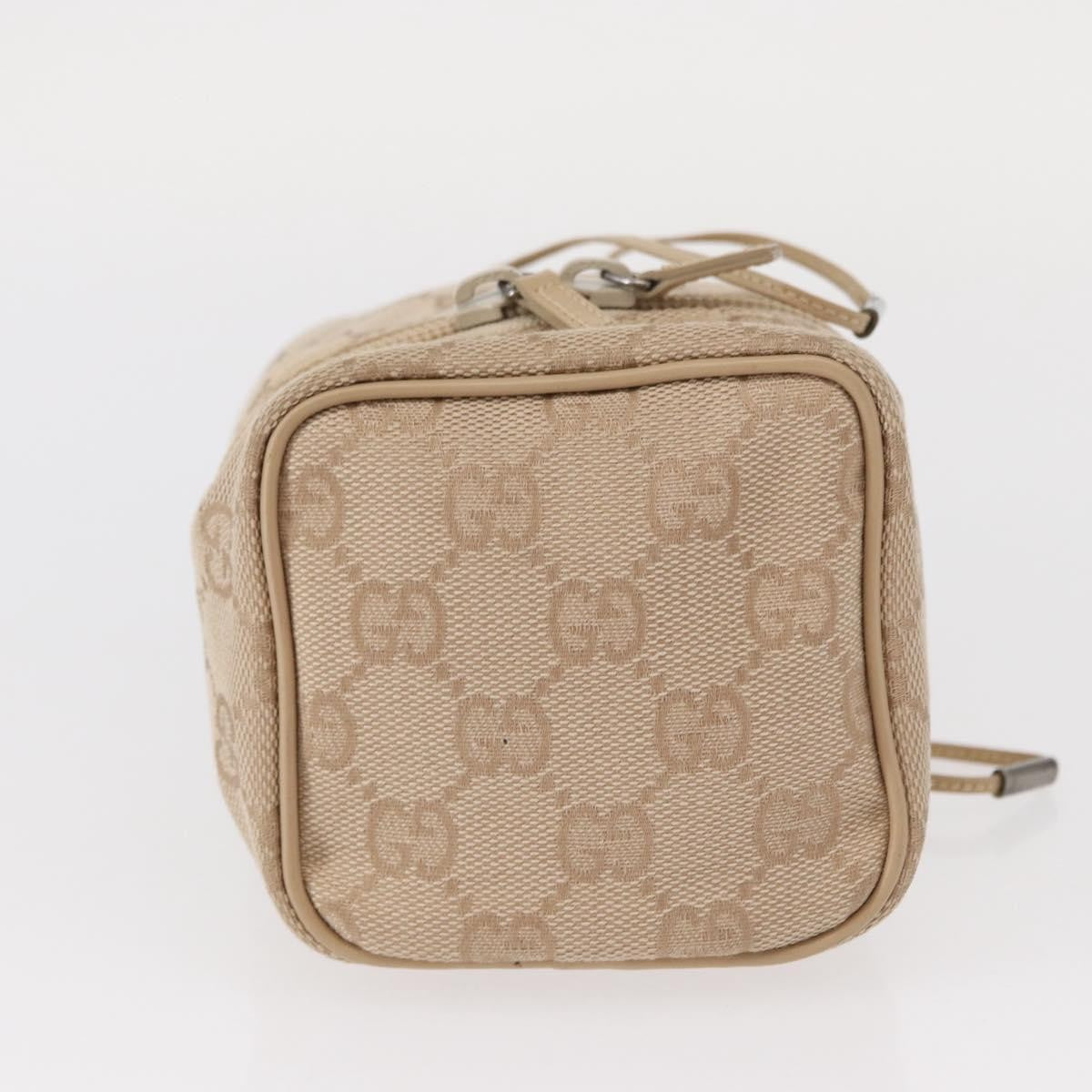 Gucci GG canvas pouch Canvas, BEIGE, CANVAS, Clutche & pouche