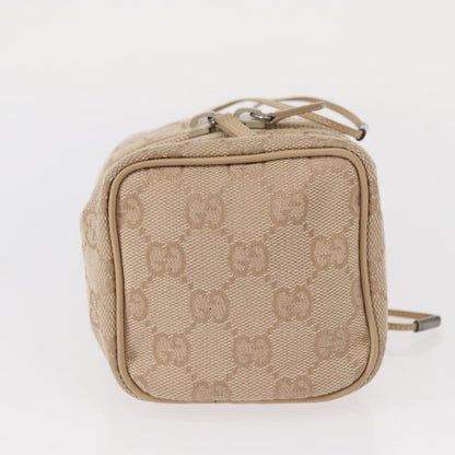 Gucci GG canvas pouch Canvas, BEIGE, CANVAS, Clutche & pouche