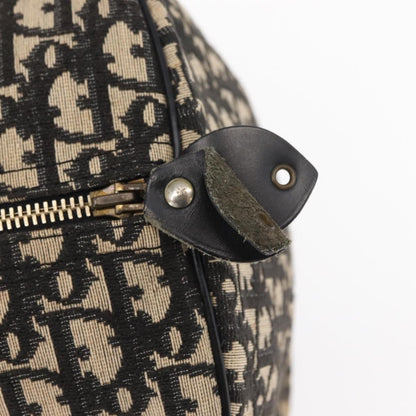 Christian Dior Vintage Trotter Boston Bag Canvas, BLACK, CANVAS, Travel bag