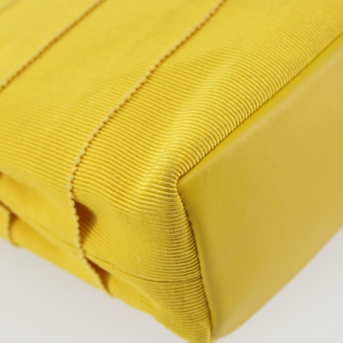 Salvatore Ferragamo Vala Handbag Nylon, YELLOW, NYLON, Handbag