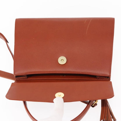 Valentino Garavani Vintage Handbag Leather, BROWN, LEATHER, Handbag