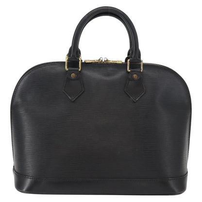 Louis Vuitton Alma Handbag Epi Leather, BLACK, LEATHER, Handbag