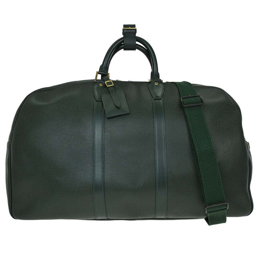 Louis Vuitton Kendall Handbag Taiga Leather, Green, Leather, Travel Bag