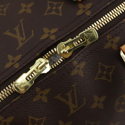 Louis Vuitton Keepall Bag Monogram Canvas, BROWN, CANVAS, Travel bag