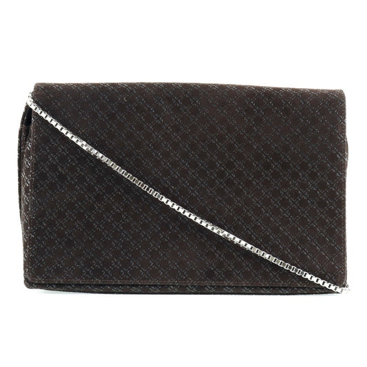 Salvatore Ferragamo Shoulder Bag Suede, BROWN, SUEDE, Shoulder bag