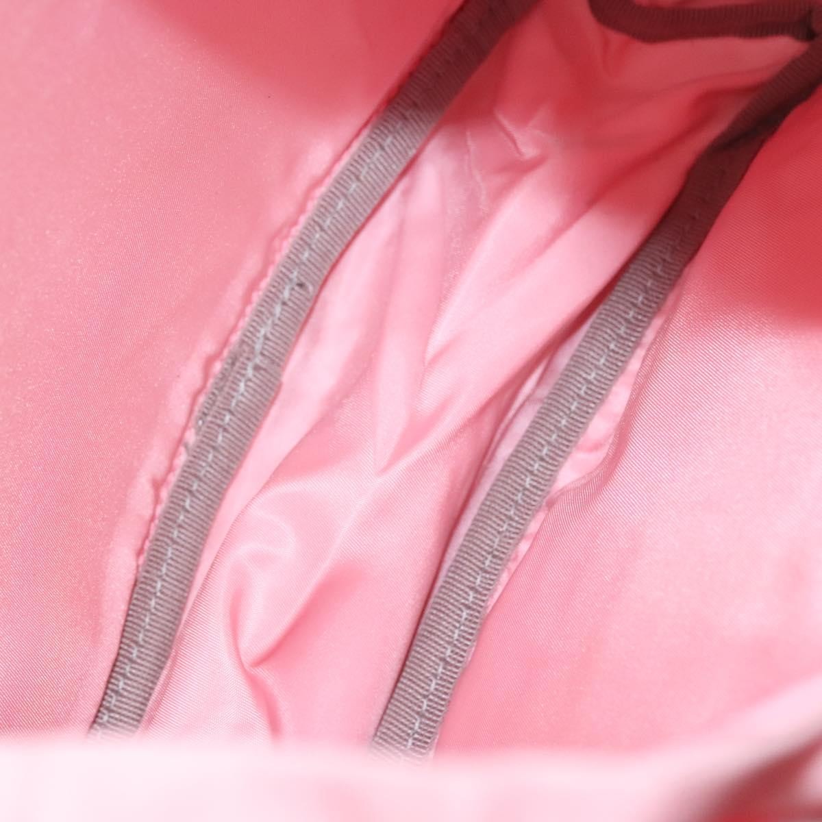 Prada Single Buckle Pocket Backpack Tessuto, PINK, NYLON, Backpack
