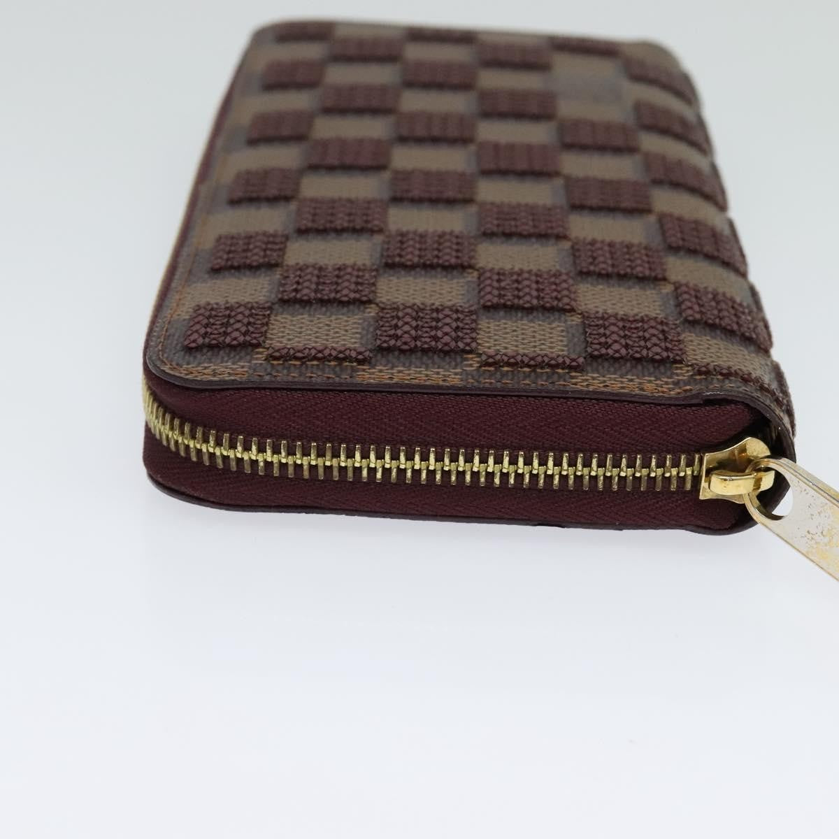 Louis Vuitton Zippy Wallet NM Damier Piet, RED, CANVAS, Wallets