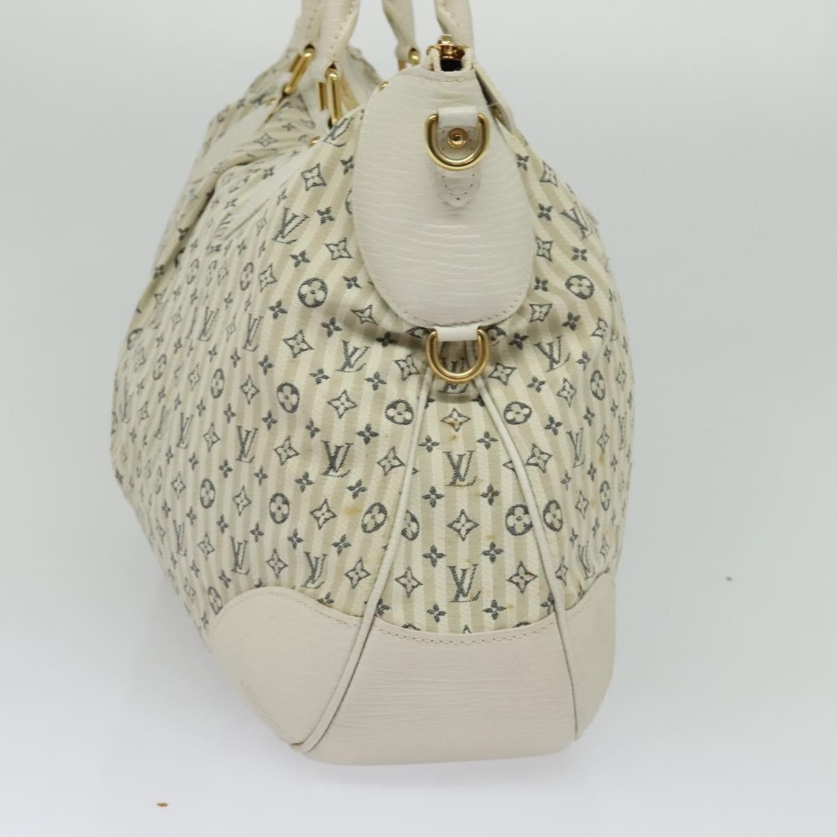 Louis Vuitton Marina Handbag Mini Lin Croisette, BEIGE, CANVAS, Handbag