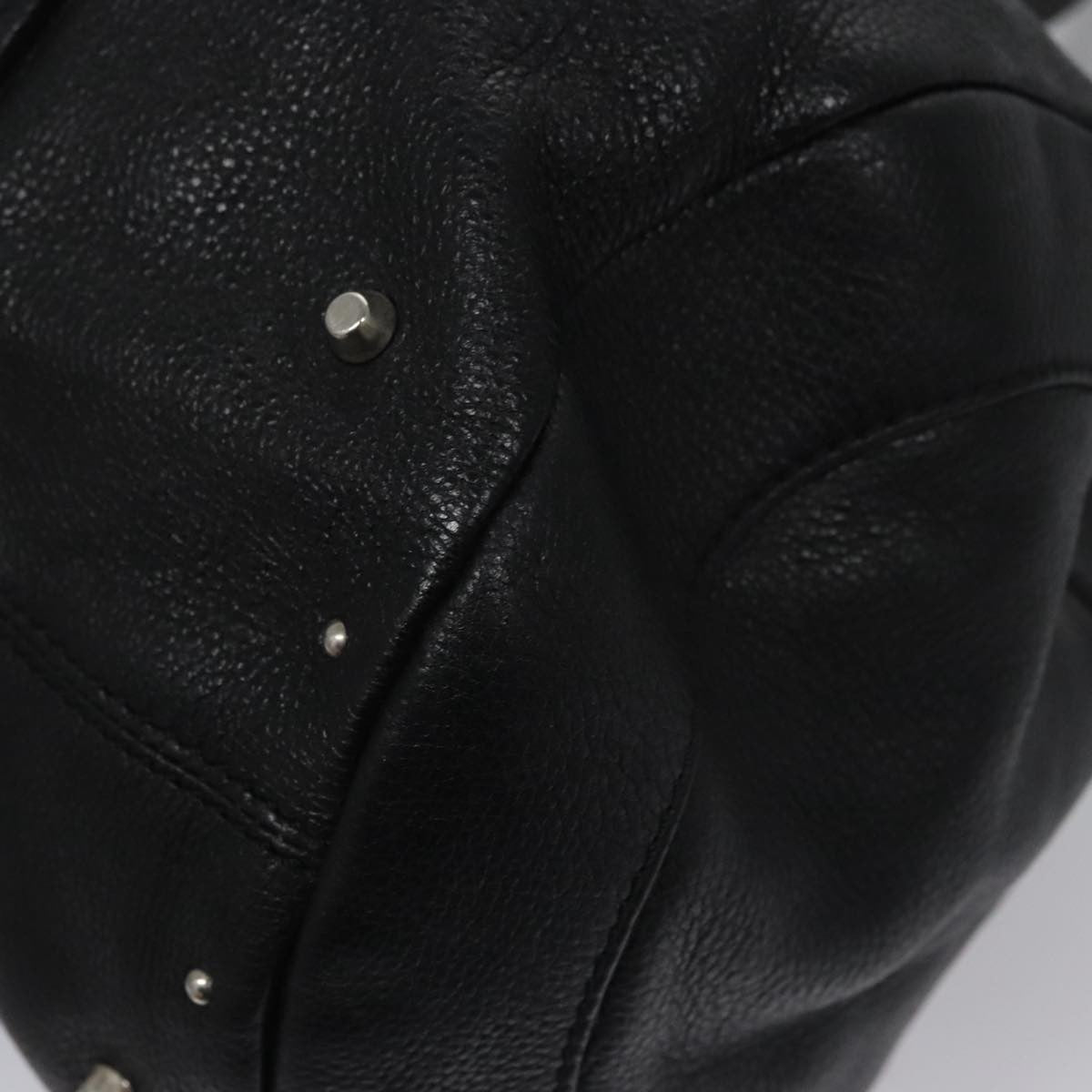 Chloe Paddington Lock Satchel Leather, BLACK, LEATHER, Handbag