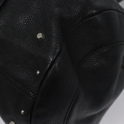 Chloe Paddington Lock Satchel Leather, BLACK, LEATHER, Handbag