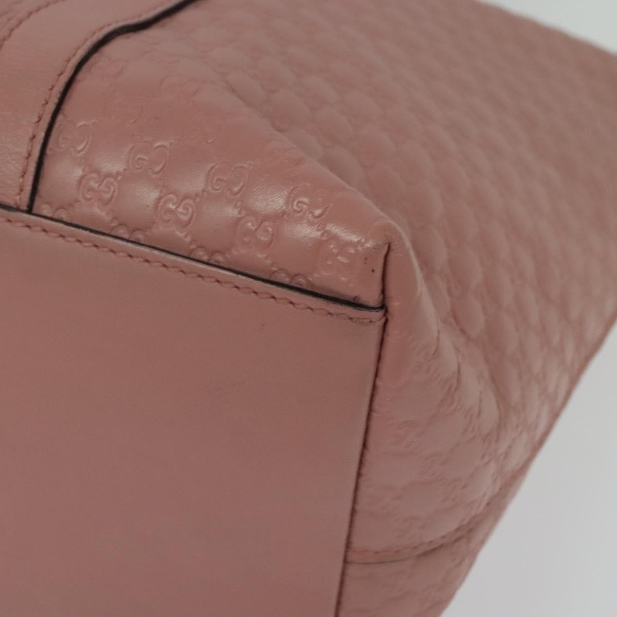 Gucci Margaux Tote (Outlet) Microguccissima Leather, PINK, LEATHER, Tote bag