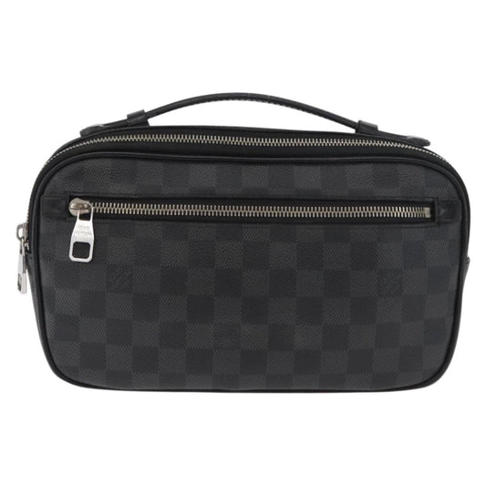 Louis Vuitton Ambler Waist Bag Damier Graphite, Gray, Canvas, Shoulder Bag