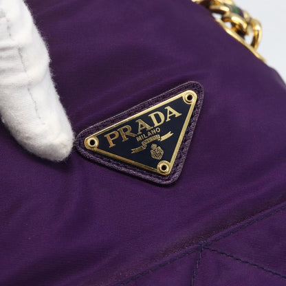 Prada Vintage Shoulder Bag Tessuto, PURPLE, NYLON, Shoulder bag