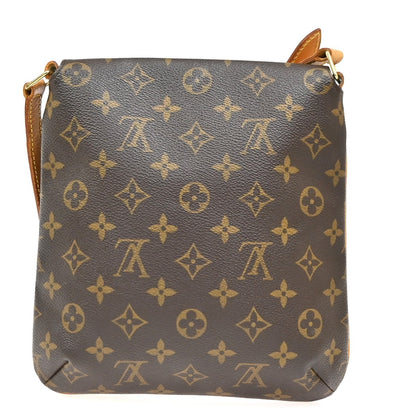 Louis Vuitton Musette Salsa Handbag Monogram Canvas, BROWN, CANVAS, Shoulder bag