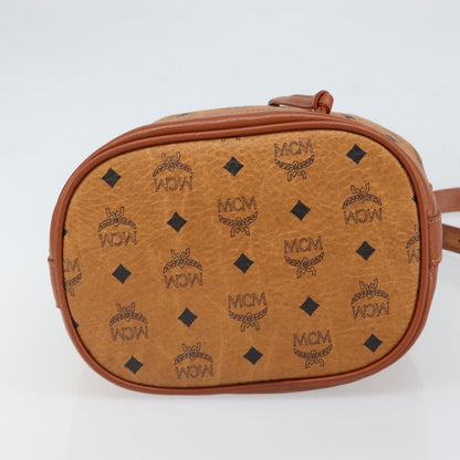 MCM Visetos Shoulder bag PVC, Brown, PVC, Shoulder Bag