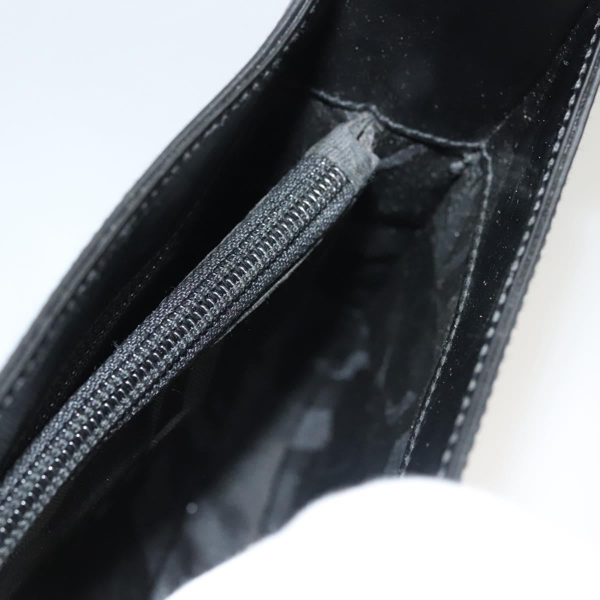 Salvatore Ferragamo Gancini Shoulder Bag Leather, BLACK, LEATHER, Shoulder bag