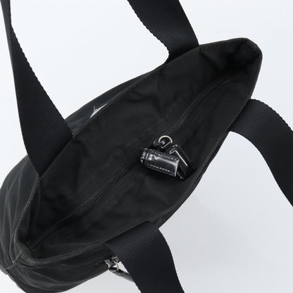 Prada Vintage Zip Tote Tessuto, BLACK, NYLON, Tote bag