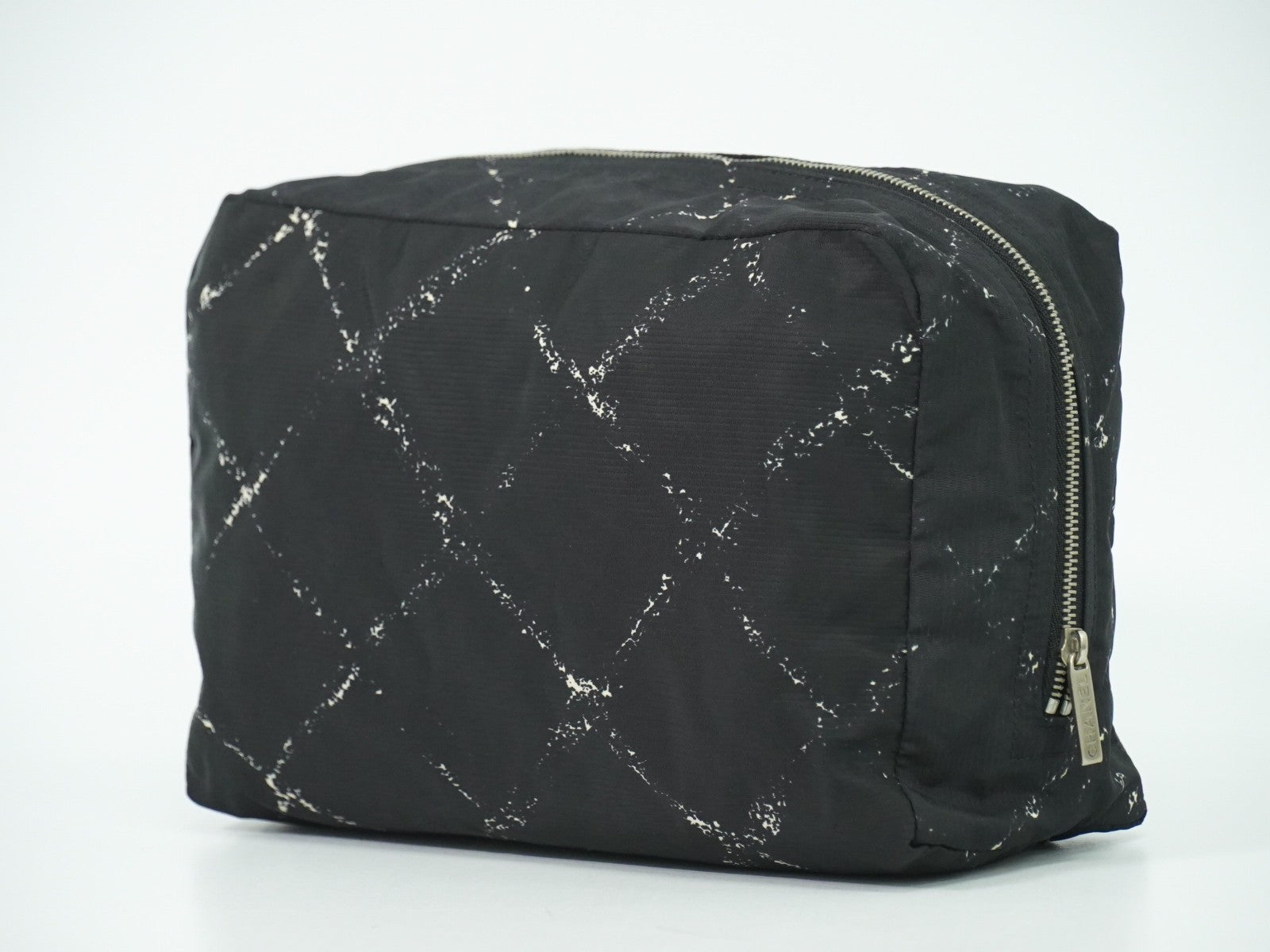 Chanel Travel line pouch Nylon, BLACK, NYLON, Travel bag