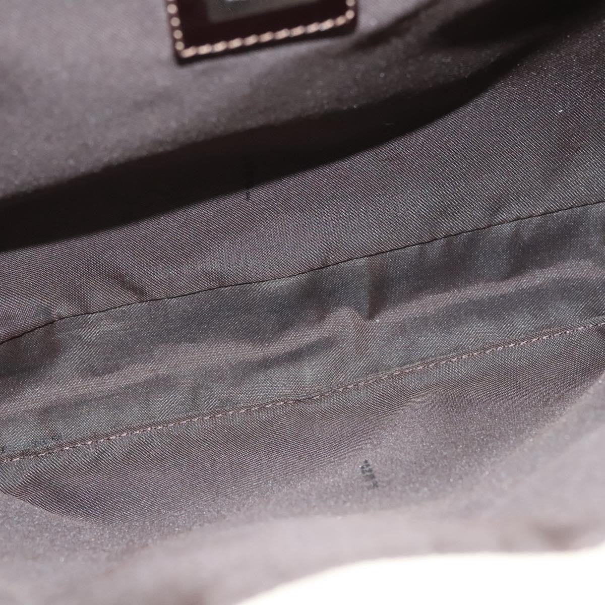 Fendi Mamma Baguette Shoulder Bag Canvas, BEIGE, CANVAS, Shoulder bag