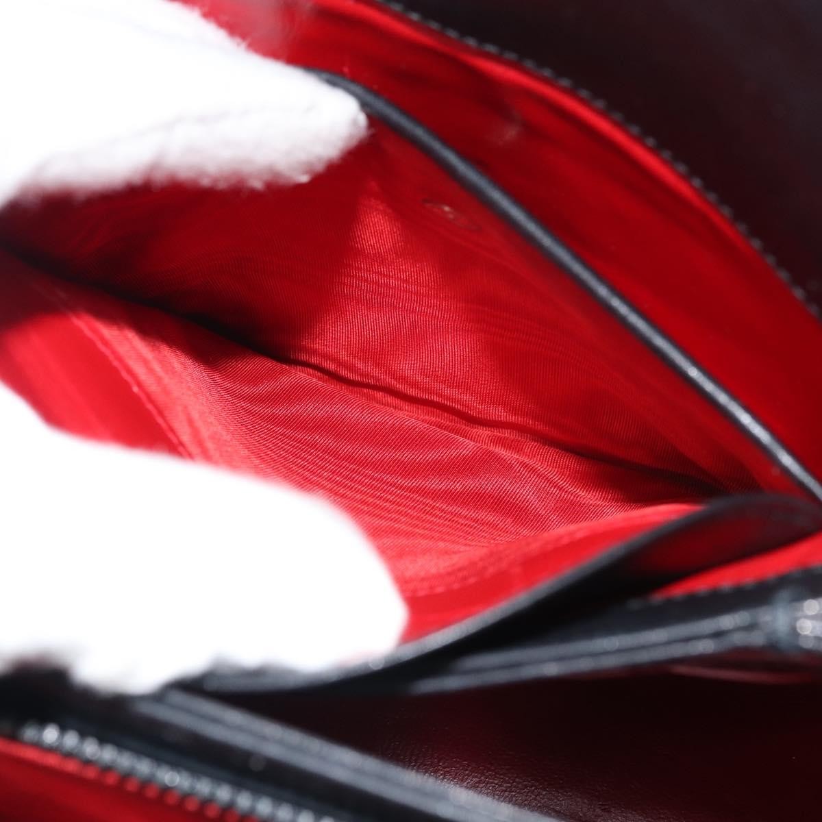 Gucci Vintage Convertible Box Crossbody Bag Leather, BLACK, LEATHER, Handbag