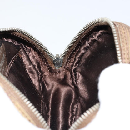 Chanel Travel Line Round Wristlet Nylon, BEIGE, NYLON, Clutche & pouche