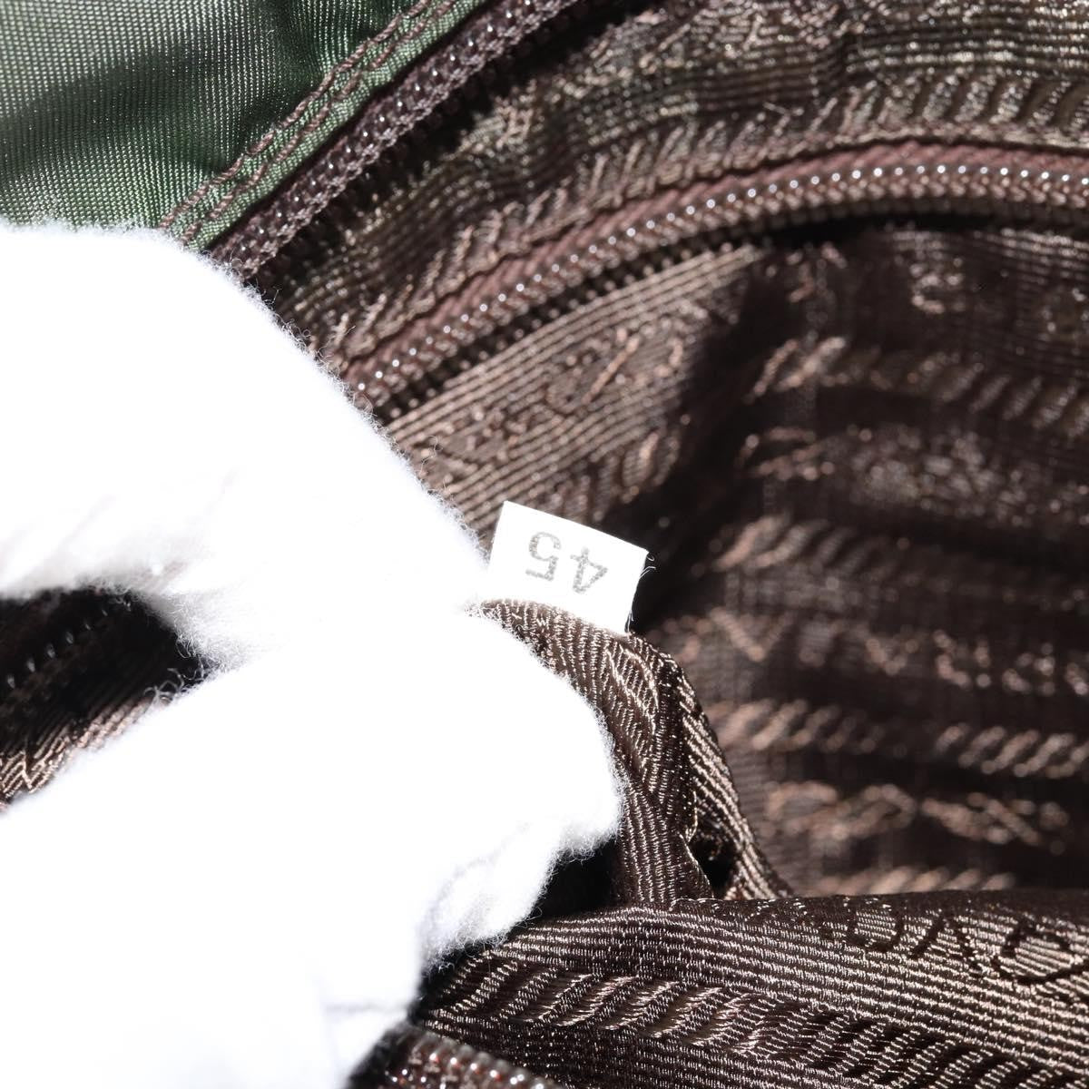 Prada Vintage Handbag Tessuto, GREEN, NYLON, Handbag