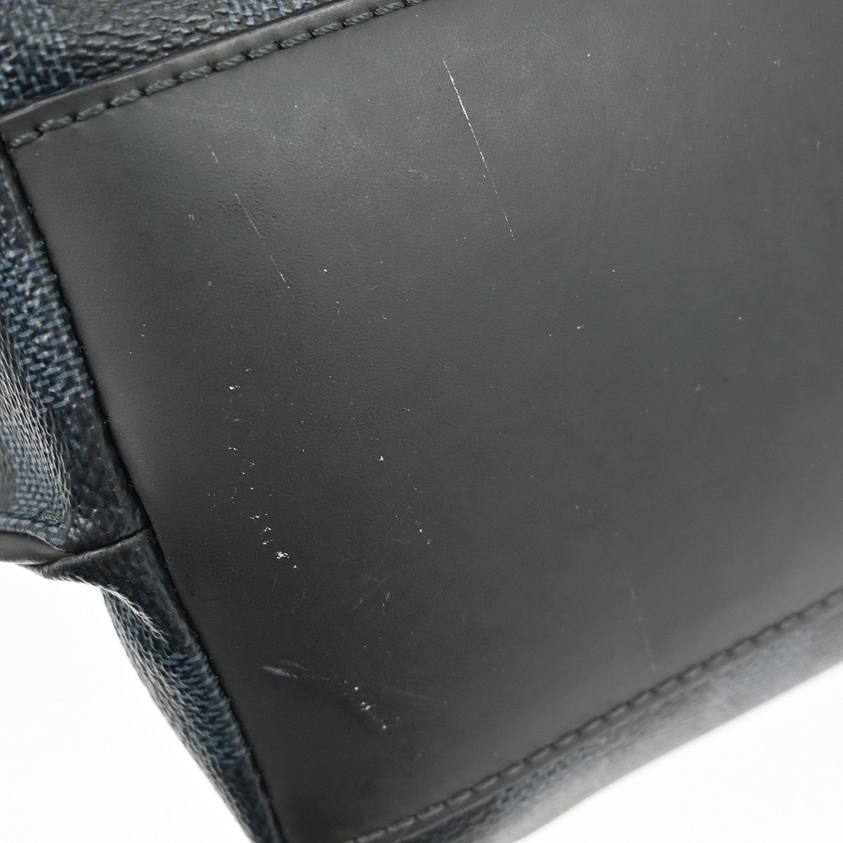 Louis Vuitton Cabas Voyage Damier Cobalt, Black, Canvas, Tote Bag