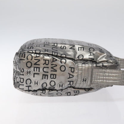 Chanel Unlimited Shoulder Bag Nylon, SILVER, NYLON, Shoulder bag