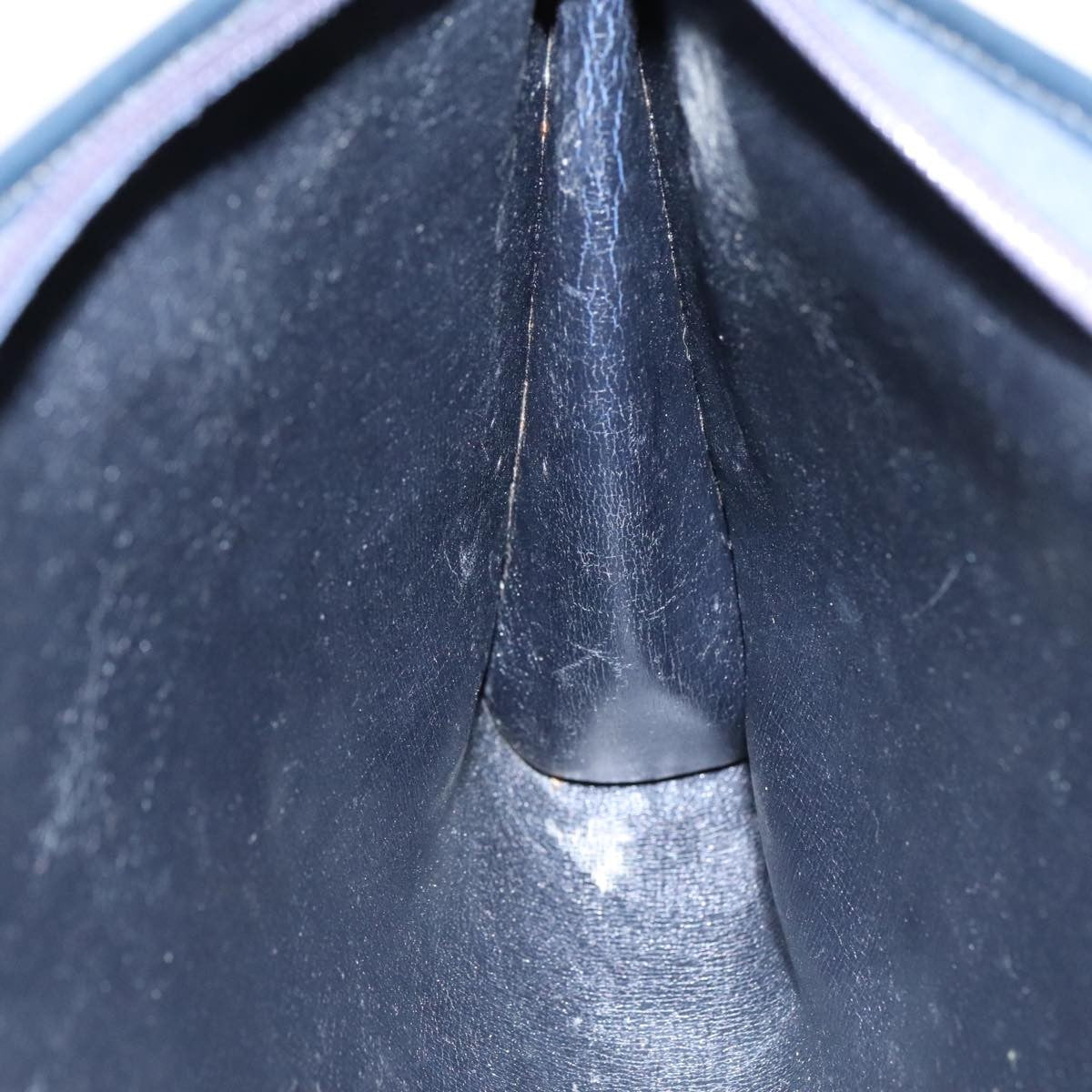 Christian Dior Vintage Trotter Shoulder Bag Canvas, NAVY, CANVAS, Shoulder bag