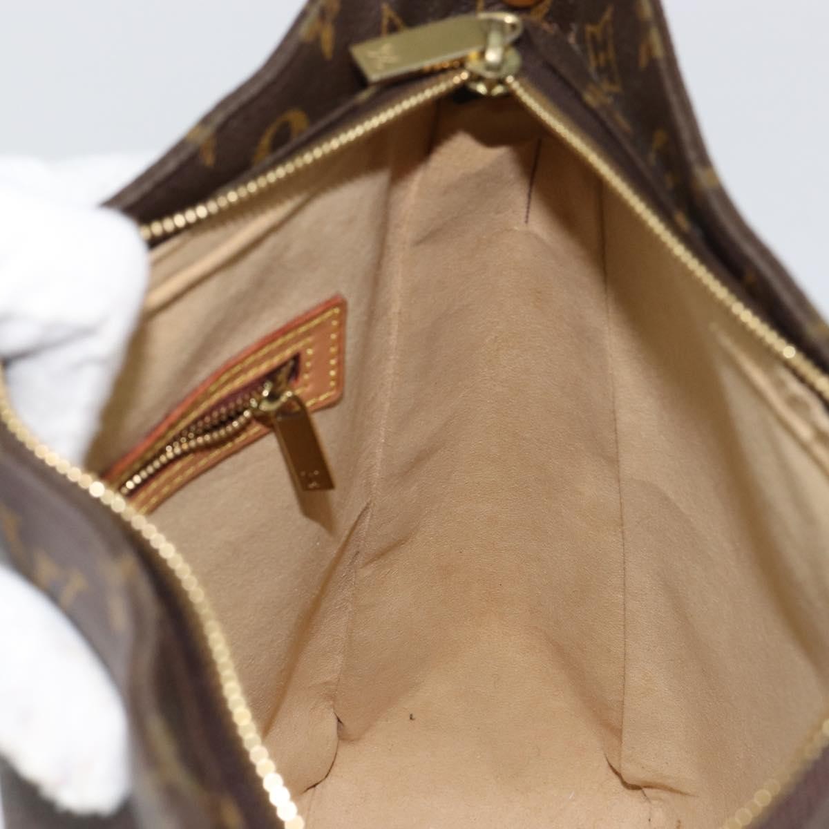 Louis Vuitton Looping Handbag Monogram Canvas, BROWN, CANVAS, Shoulder bag