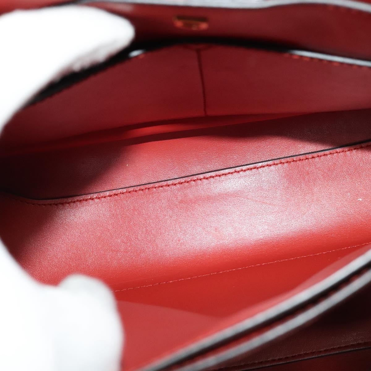 Salvatore Ferragamo Margot Satchel Leather, RED, LEATHER, Handbag