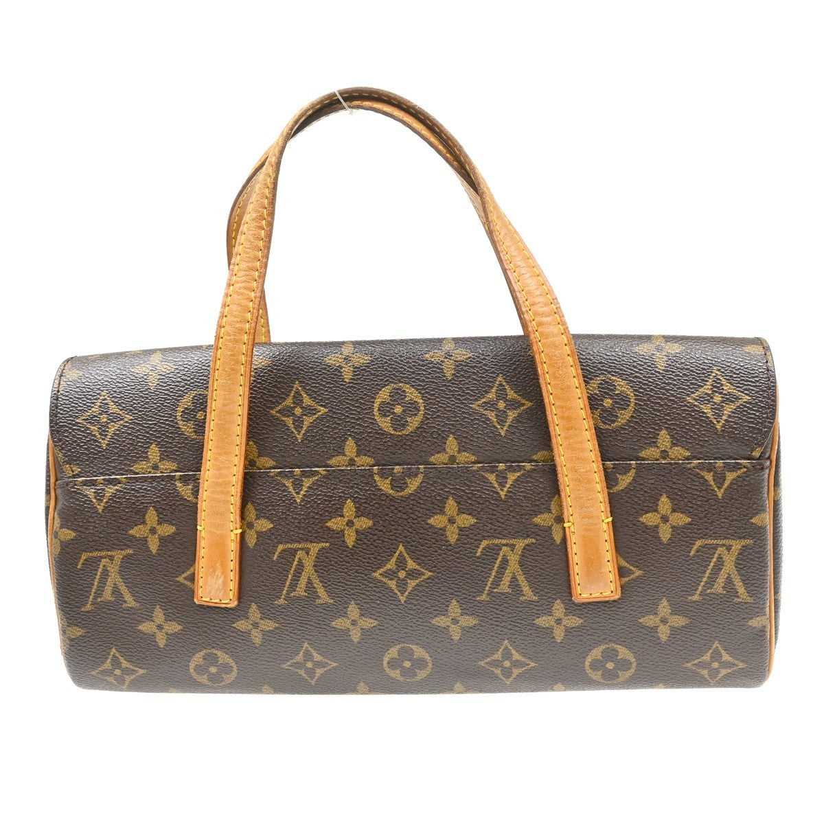 Louis Vuitton Sonatine Handbag Monogram Canvas, Brown, Canvas, Handbag