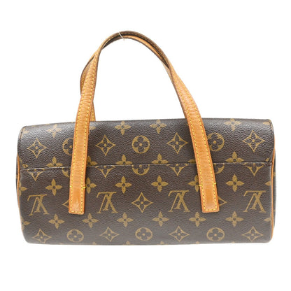 Louis Vuitton Sonatine Handbag Monogram Canvas, Brown, Canvas, Handbag