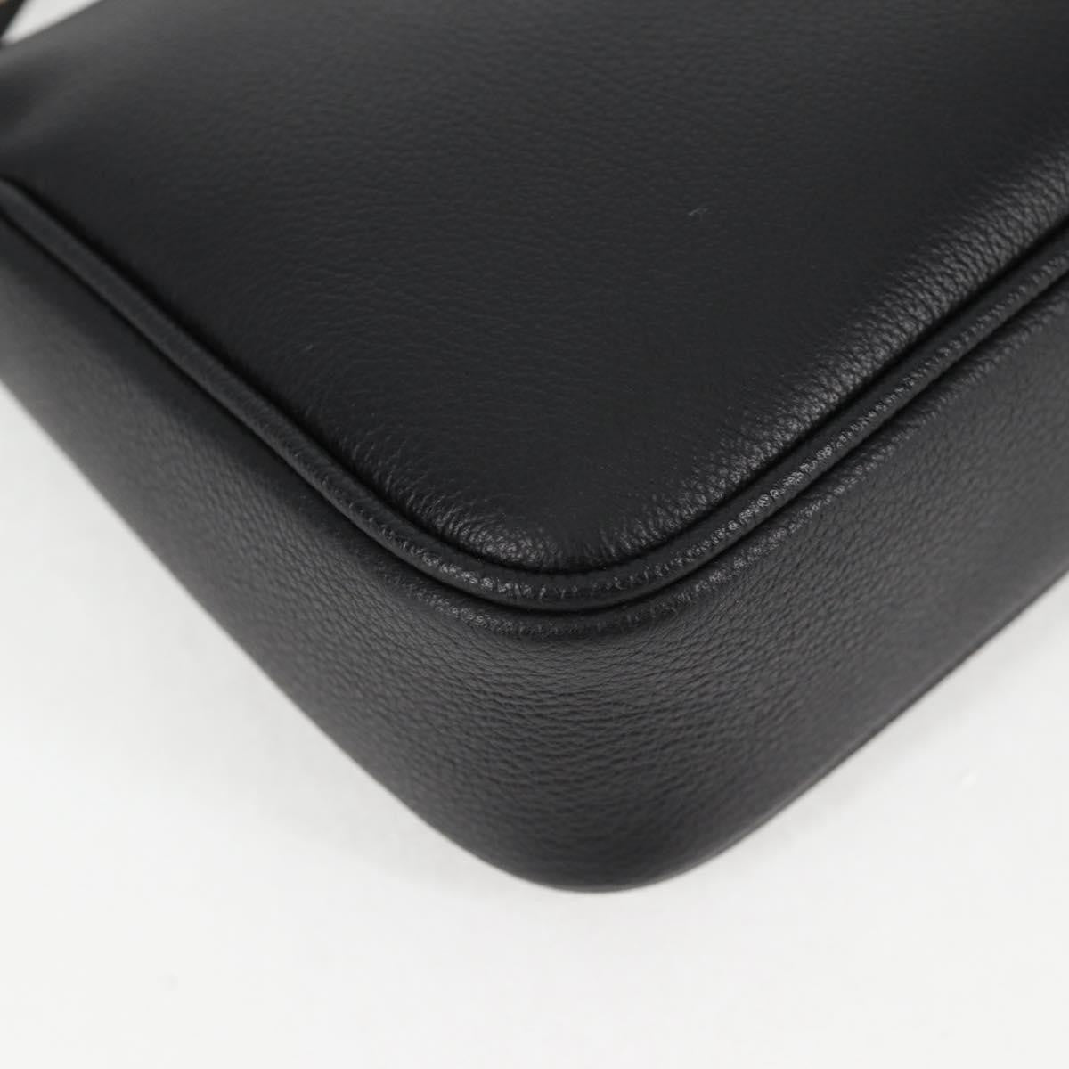 Versace Medusa Shoulder Bag Leather, BLACK, LEATHER, Shoulder bag