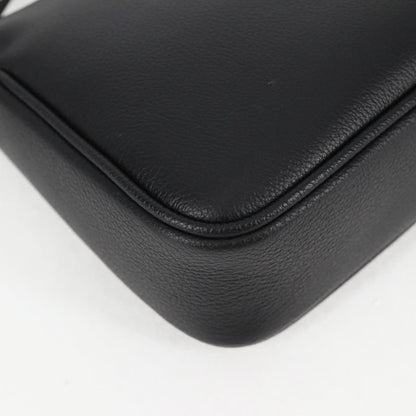 Versace Medusa Shoulder Bag Leather, BLACK, LEATHER, Shoulder bag