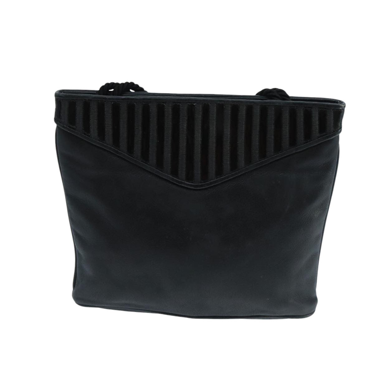 Fendi FF Logo Stamp Zip Pouch Printed Leather, BLACK, LEATHER, Shoulder bag