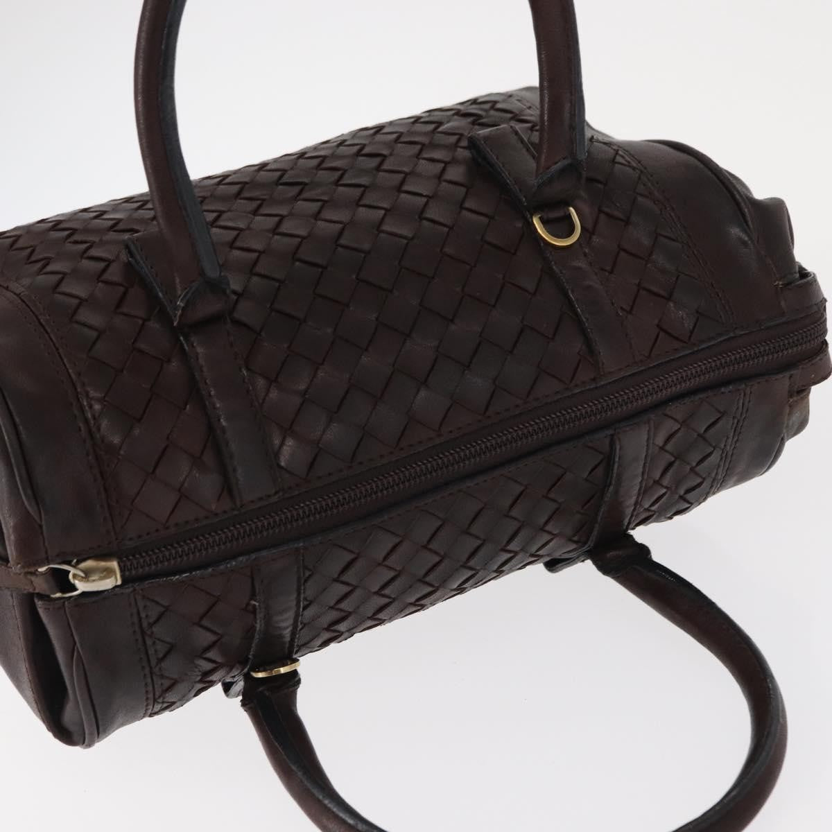 Bottega Veneta Intrecciato Handbag Leather, BROWN, LEATHER, Handbag