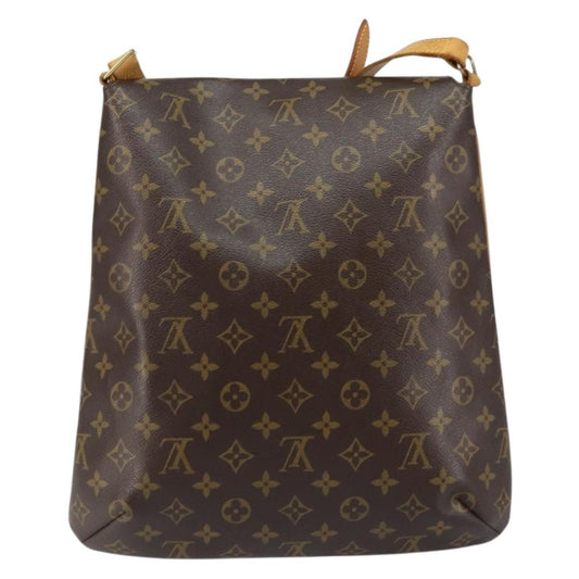 Louis Vuitton Musette Handbag Monogram Canvas, BROWN, CANVAS, Shoulder bag