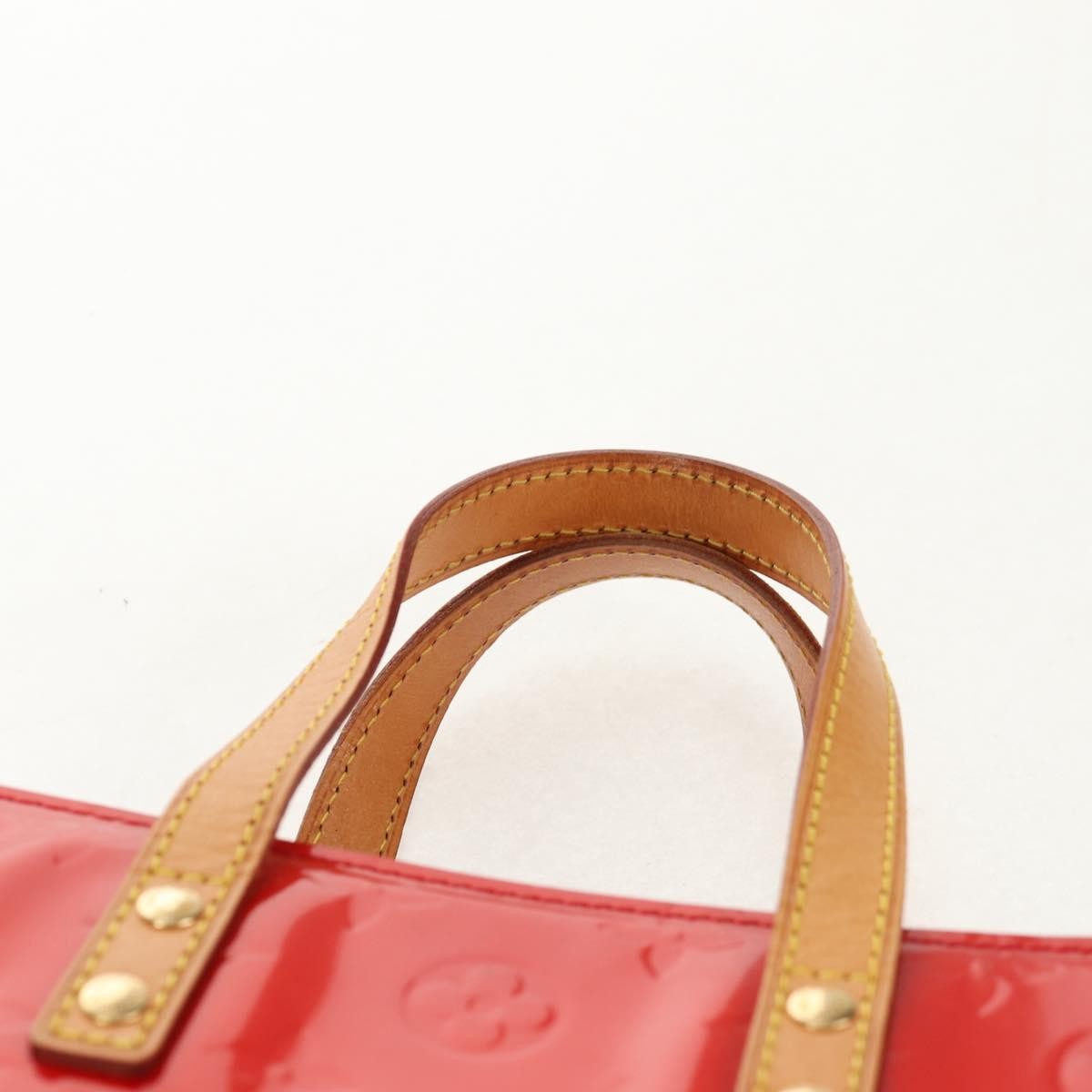 Louis Vuitton Reade Handbag Monogram Vernis, RED, PATENT_LEATHER, Handbag